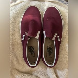 Maroon Slip-on Vans - 2 for $60!